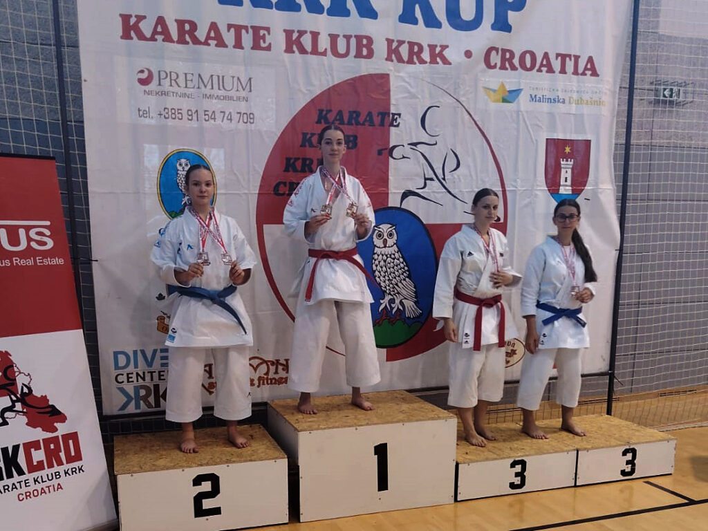 Krk Open 2025: Karla Mezga i Rafaela Marija Begović s po dvije medalje oko vrata i u društvu trećeplasiranih