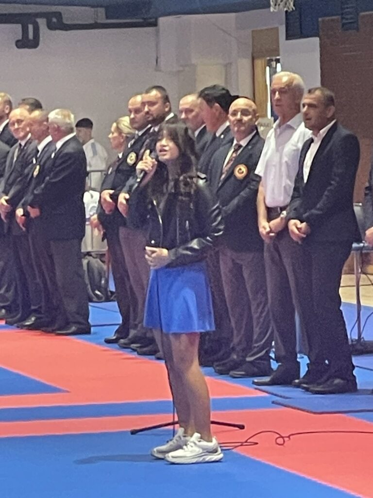izborni turnir Međimurje open - otvaranje - talentirana pjevačica te uzvanici i suci