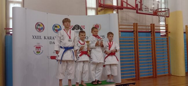 23. karate Darfest: Teo Biškup sa zlatom u društvu ostalih dječaka s medaljama