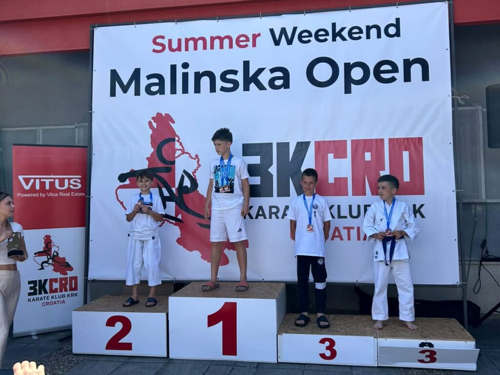 Malinska Open 2026: Teo Biškup s medaljom na podiju